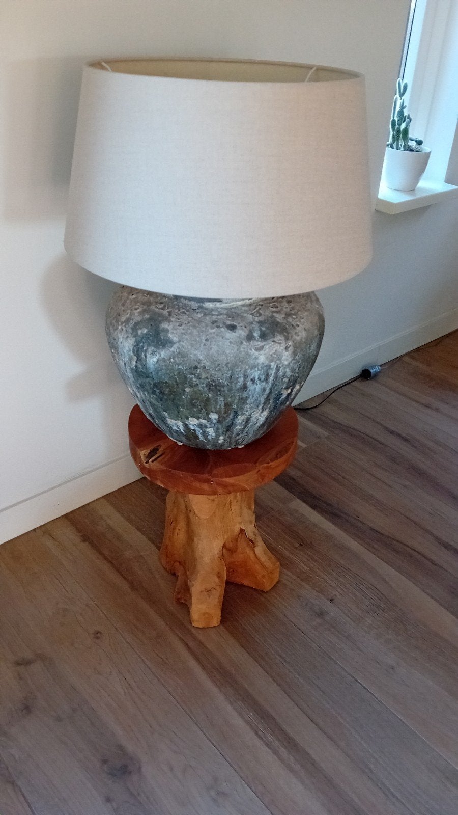 mooie kruiklamp 60cm hoog, Ophalen