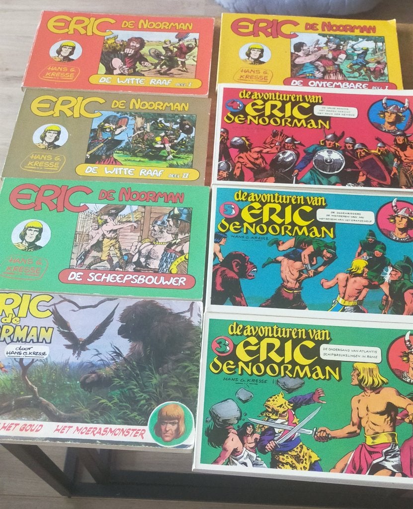 Eric de noorman, Ophalen of Verzenden, Zo goed als nieuw, HANS G. KRESSE, Meerdere stripboeken