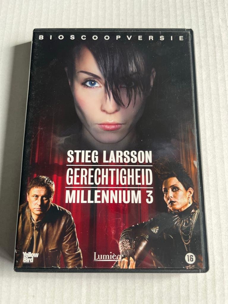 Millennium 3: Gerechtigheid (DVD) - Stieg Larsson, Vanaf 16 jaar, Ophalen of Verzenden, Gebruikt, Actiethriller