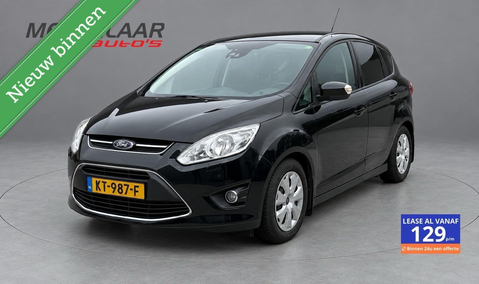 Ford C-Max 1.6 EcoBoost Titanium, Auto's, Stof, Gebruikt, 4 cilinders, 150 pk