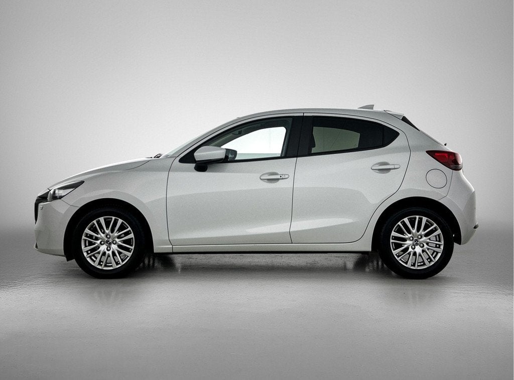 Mazda 2 1.5 e-SkyActiv-G 90 Exclusive-Line | Stuur-/Stoelver, Auto's, Mazda, 12 maanden, Gebruikt, 4 cilinders, Wit