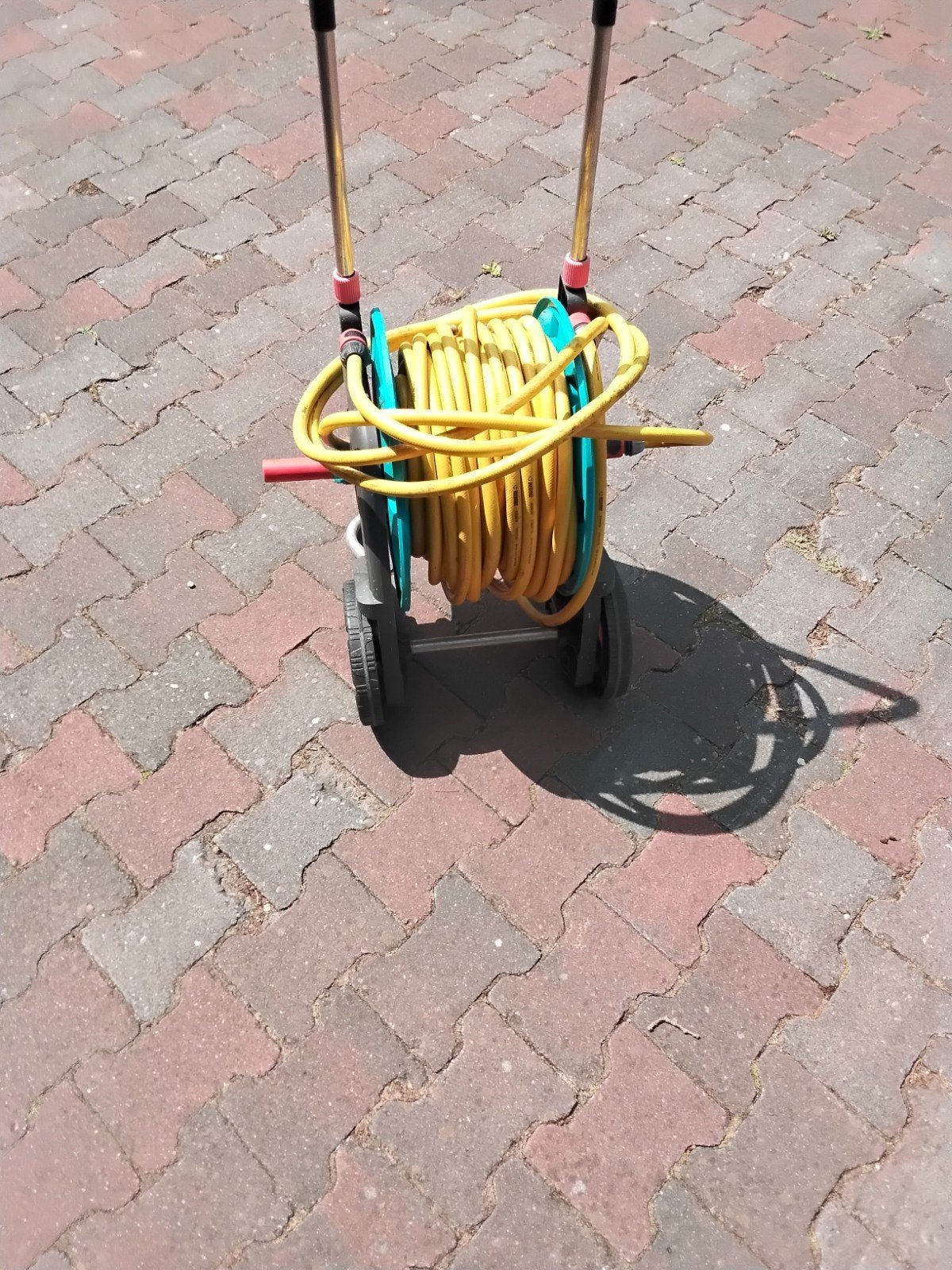 Slangenwagen, Ophalen, Tuinslang
