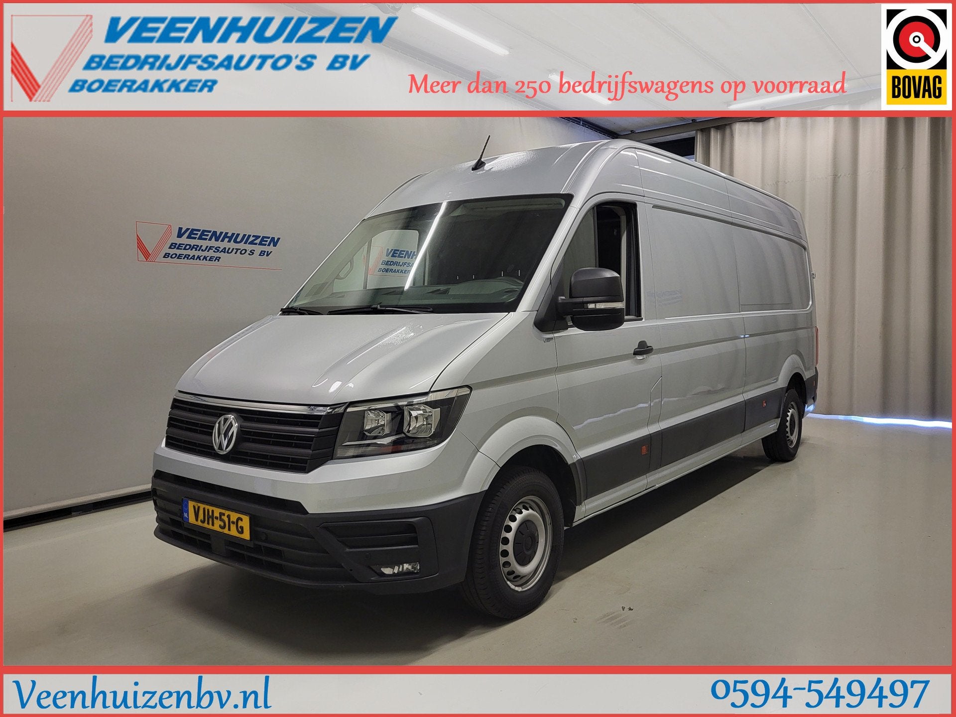 Volkswagen Crafter 2.0TDI 140pk L4/H3 3000kg Trekgewicht Eur, Gebruikt, Euro 6, 4 cilinders, Volkswagen