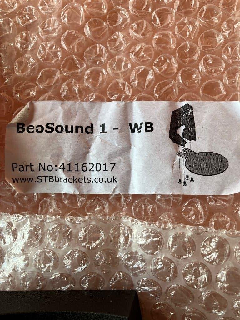BeoSound 1 Muurbeugel STB Brackets, Inclusief muurbeugels, Verzenden, Nieuw, 60 tot 120 watt