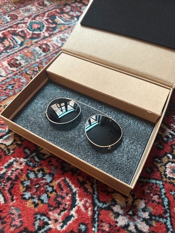 Ace & Tate Easton clip-on Satin Gold, Overige merken, Zonnebril, Overige kleuren, Ophalen of Verzenden