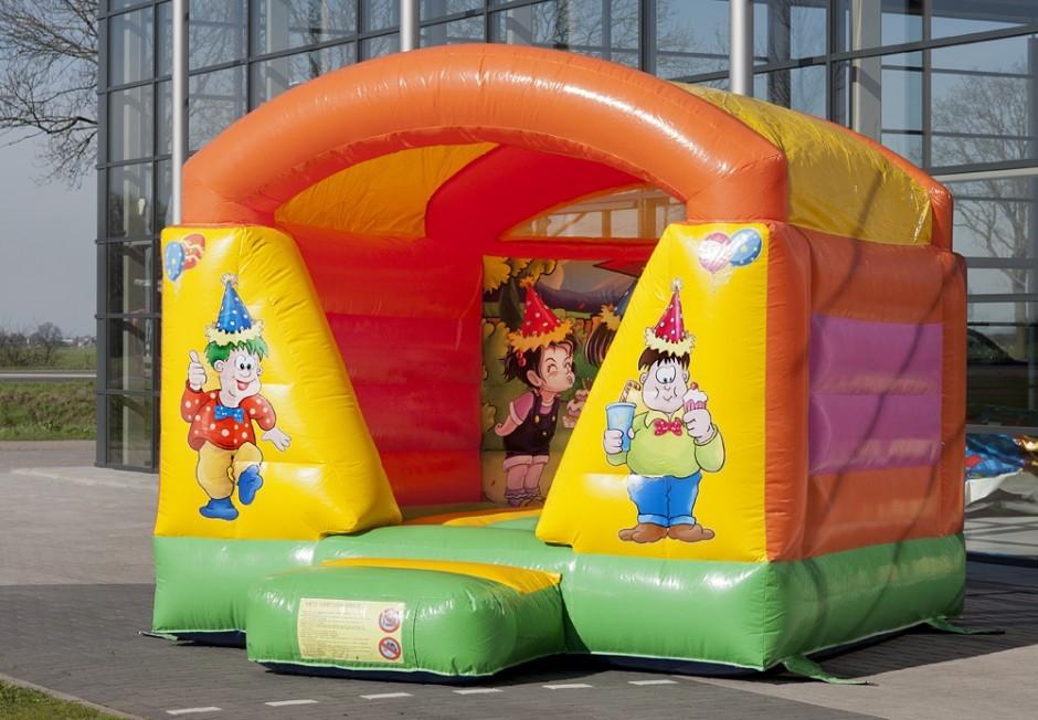 Feest springkussen met dak te huur, Ophalen, Zo goed als nieuw, Overige
