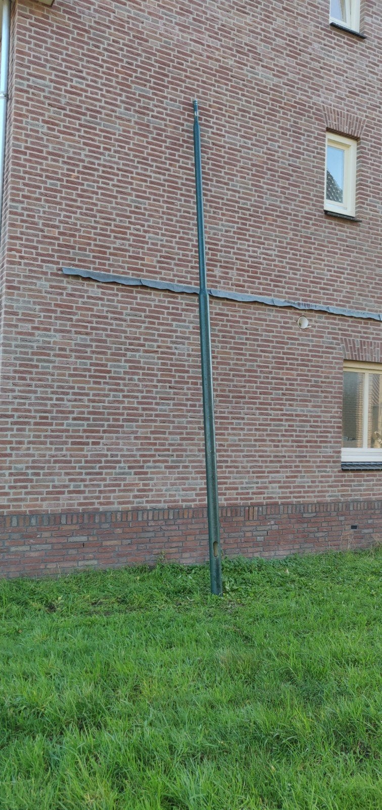 aluminium antenne mast lantaarnpaal., Telecommunicatie, Ophalen, Gebruikt, Mast