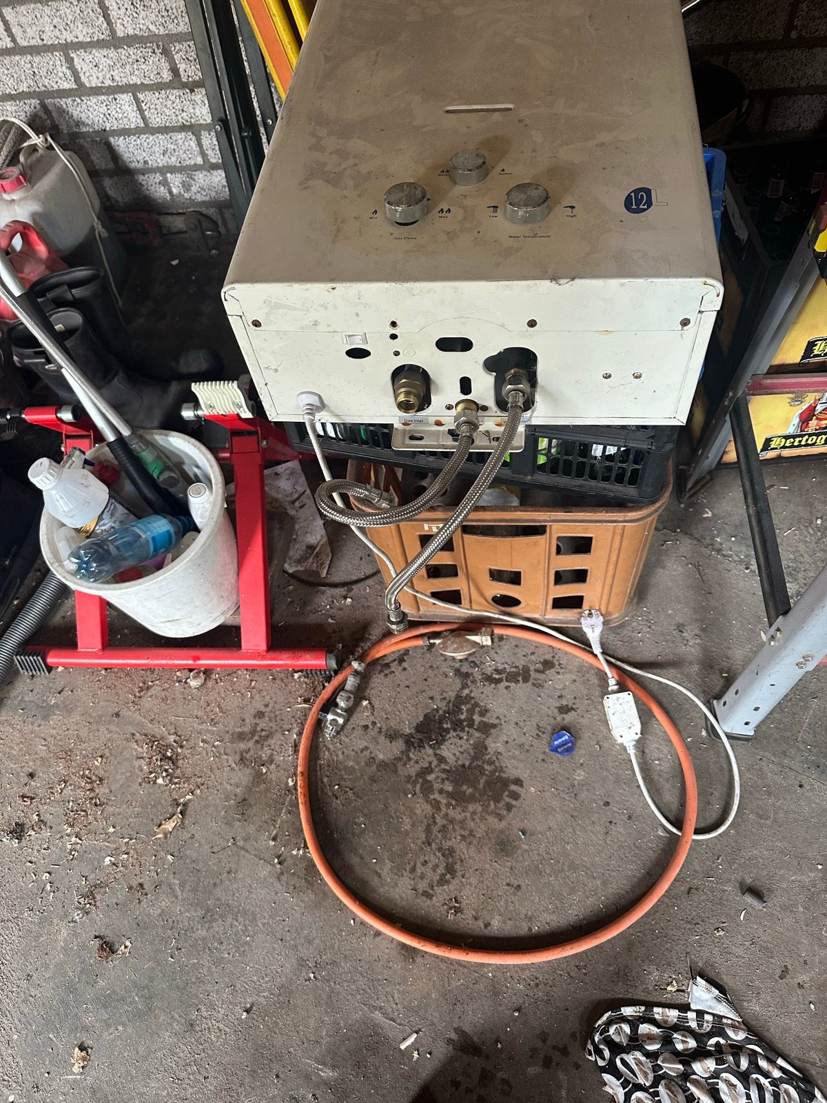 MoveFlame-1 Geiser - Gebruikt, voor warm water, Ophalen, Gebruikt, Geiser, Minder dan 20 liter