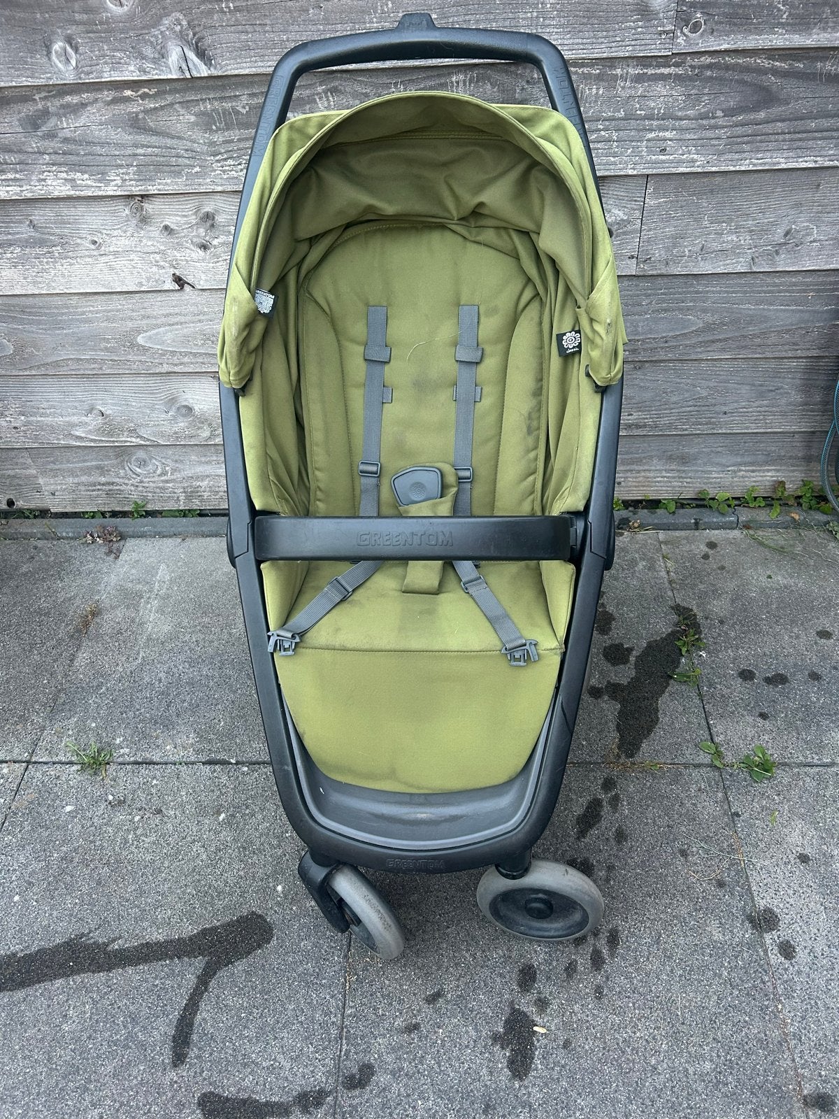 Greentom kinderwagen/buggy - Groen, Ophalen, Gebruikt, Overige merken, Verstelbare rugleuning