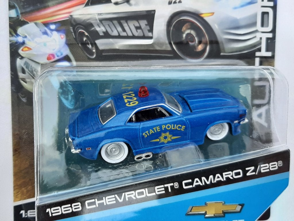 1968 Chevrolet Camaro Z/28 v Maisto Design 1/64 State Police, Ophalen of Verzenden, Nieuw, Auto