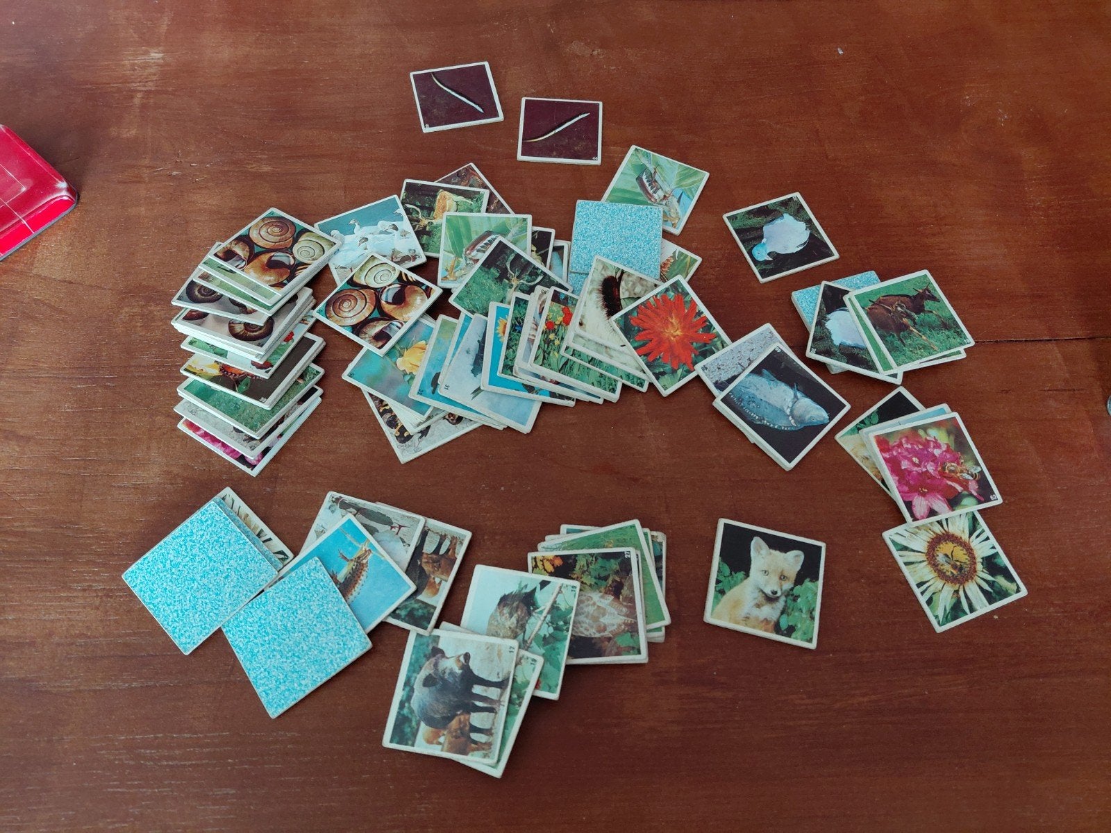 oud memory spel in oud blik, Ophalen of Verzenden, Gebruikt, Meerdere plaatjes