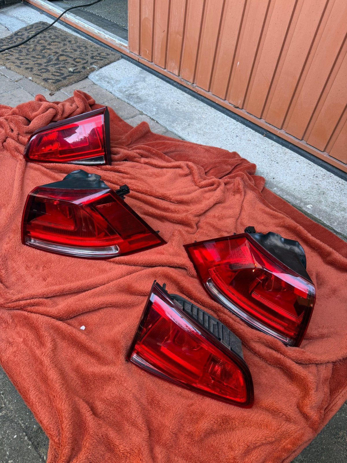 Volledige set Originele Volkswagen Golf 7 achterlichten, Auto-onderdelen, Ophalen of Verzenden, Gebruikt, Volkswagen