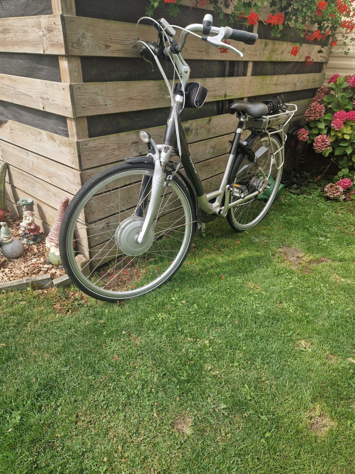 Electrische sparta fiets voor onderdelen, Ophalen