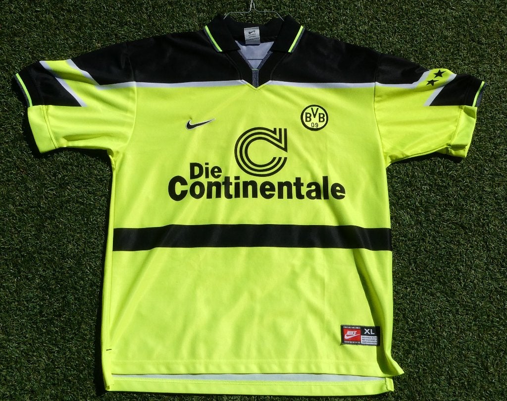 shirt BVB09 Borussia Dortmund 1997-1998 NIKE XL Oldskool, Ophalen of Verzenden, Zo goed als nieuw, Buitenlandse clubs, Shirt