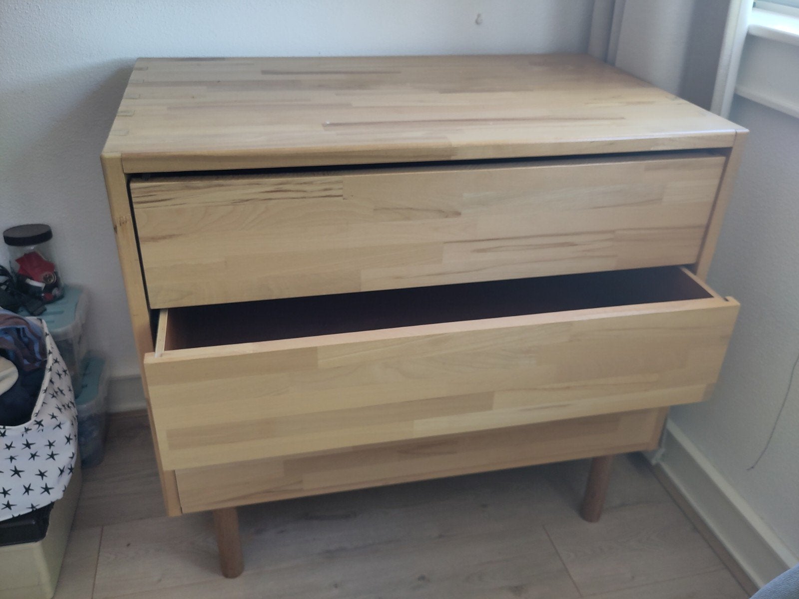 Massief houten commode met veel opbergruimte, Huis en Inrichting, Kasten | Ladekasten, Ophalen
