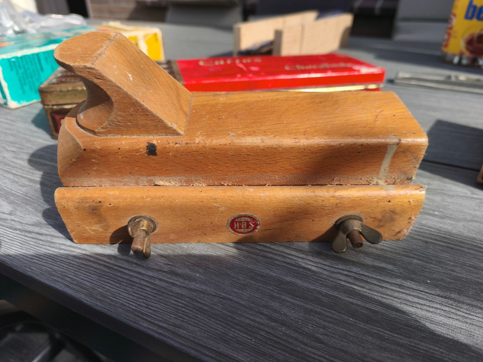 Vintage HBS Houten Schaafraster, Ophalen of Verzenden