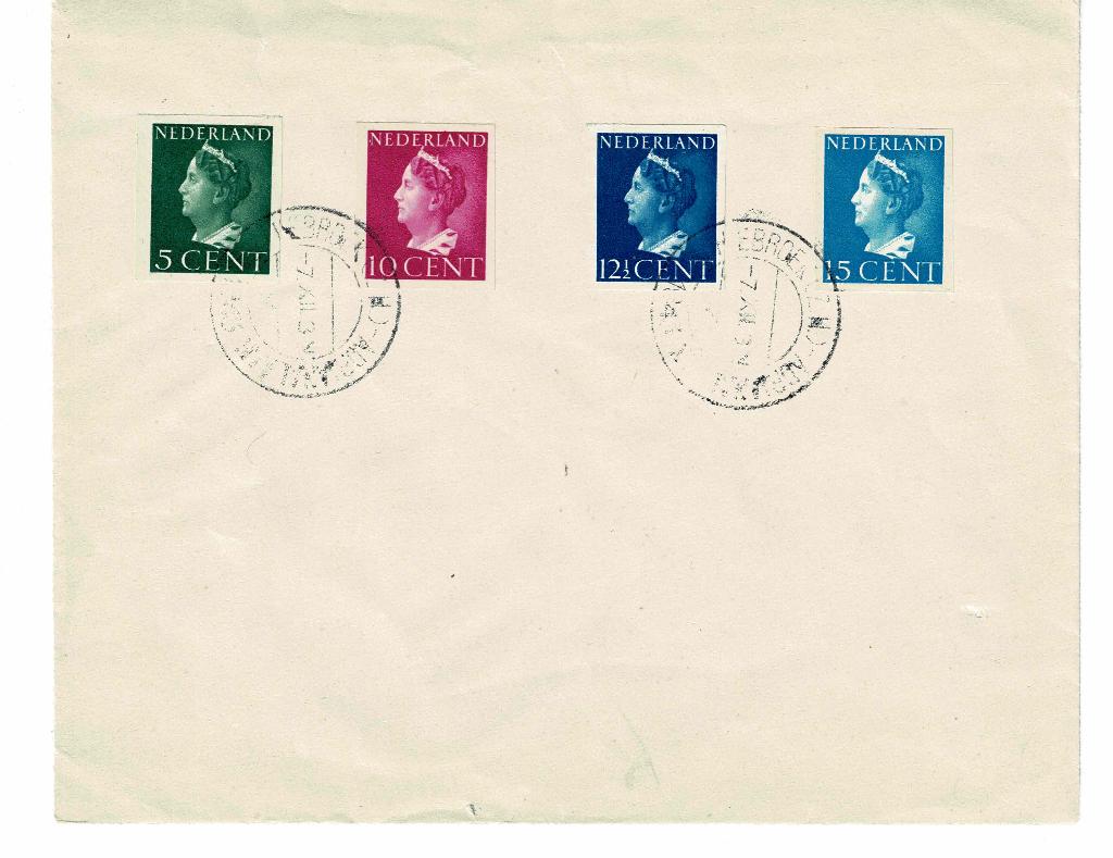 Konijnenburg ongetand gebruikt, Postzegels en Munten, Postzegels | Nederland, Verzenden, T/m 1940, Gestempeld