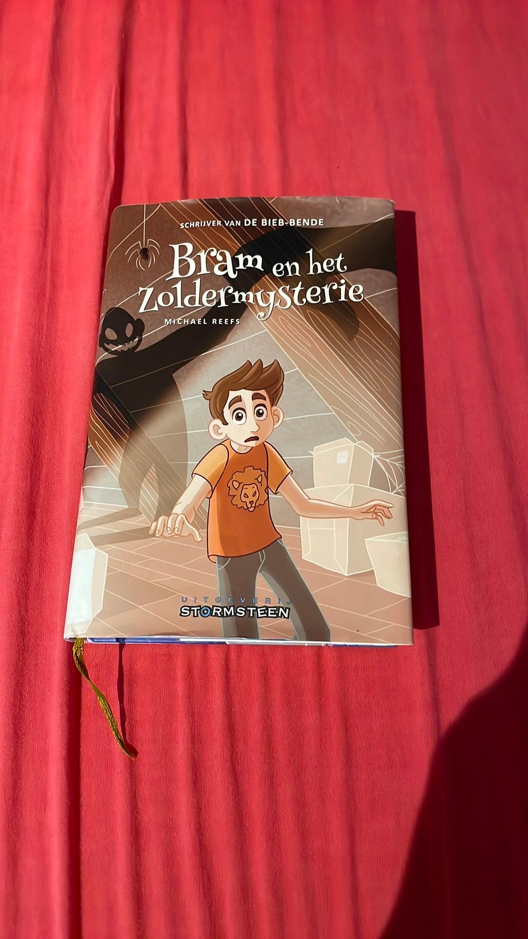 Kinderboek - bram en het zoldermysterie., Ophalen of Verzenden, Gelezen, Fictie