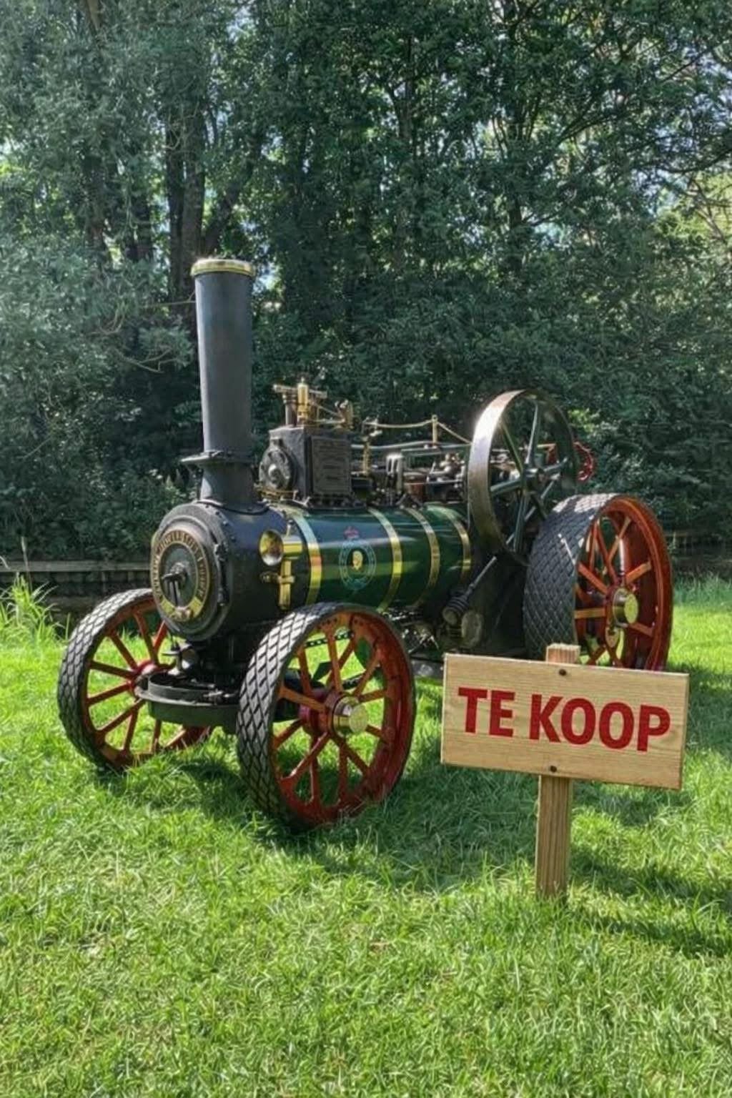 Stoommachine stoomtractor 4 inch foster, Hobby en Vrije tijd, Ophalen, Gebruikt