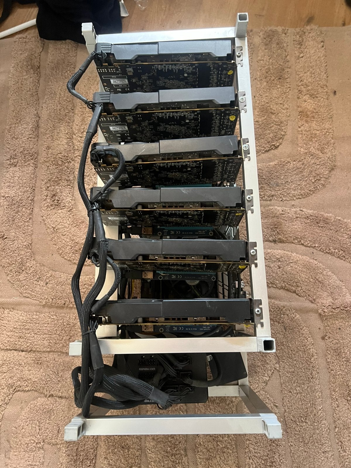 Complete mining-rig – 6x AMD Radeon RX 570 8GB, Ophalen of Verzenden, Zo goed als nieuw