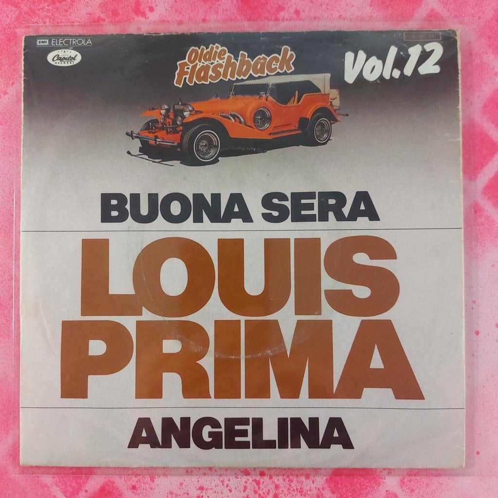 Louis Prima Buona Sera/ Angelina single.              Star45, Gebruikt, 7 inch, Single, Ophalen of Verzenden