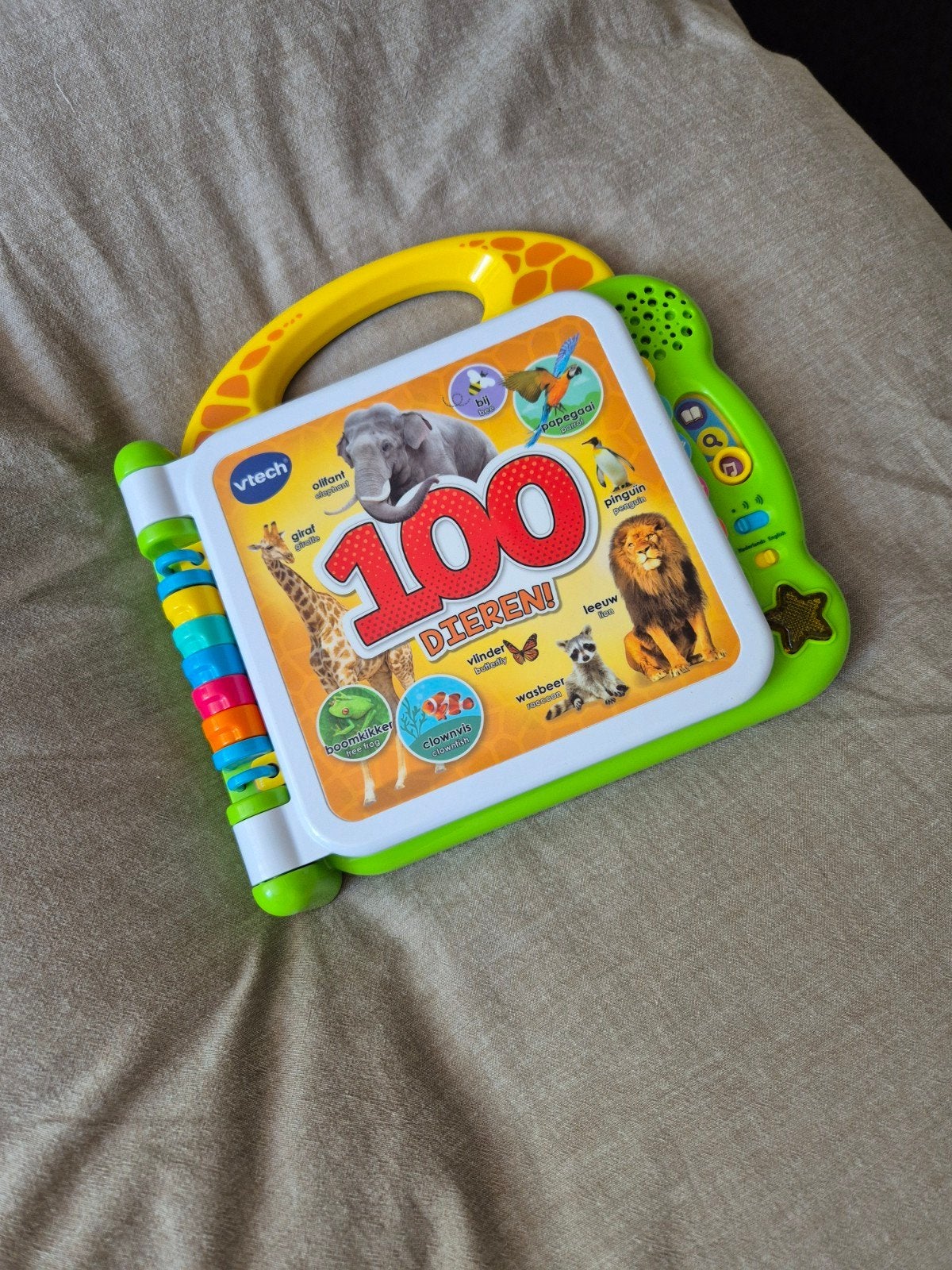 VTech 100 Dieren! Interactief Boek - Educatief Speelgoed, Ophalen of Verzenden, Zo goed als nieuw, 6 maanden tot 2 jaar