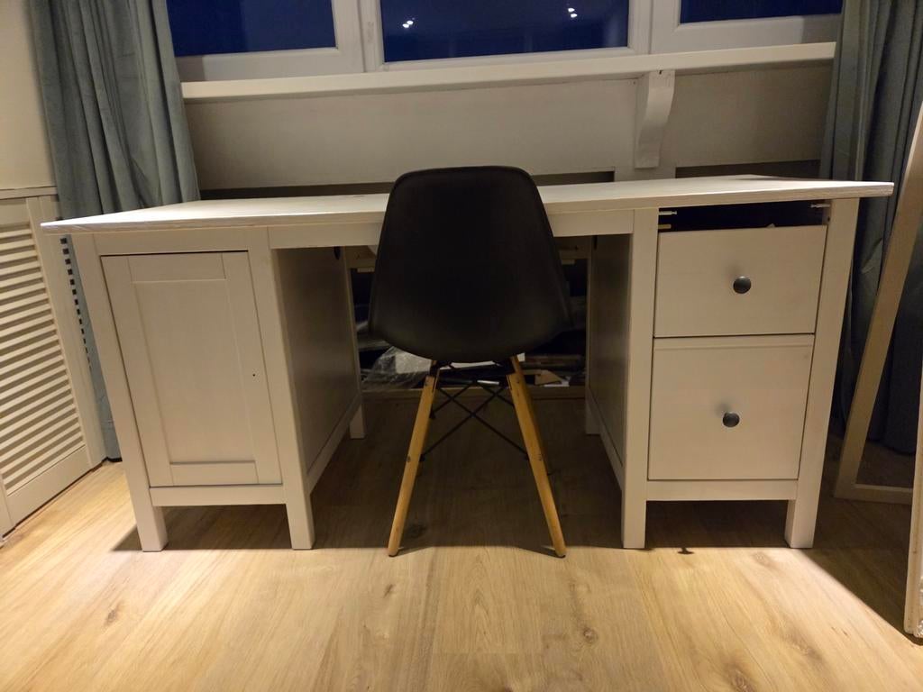 IKEA Hemnes Bureau - vandaag ophalen compleet, Met lades, Gebruikt, Scandinavisch, Hout