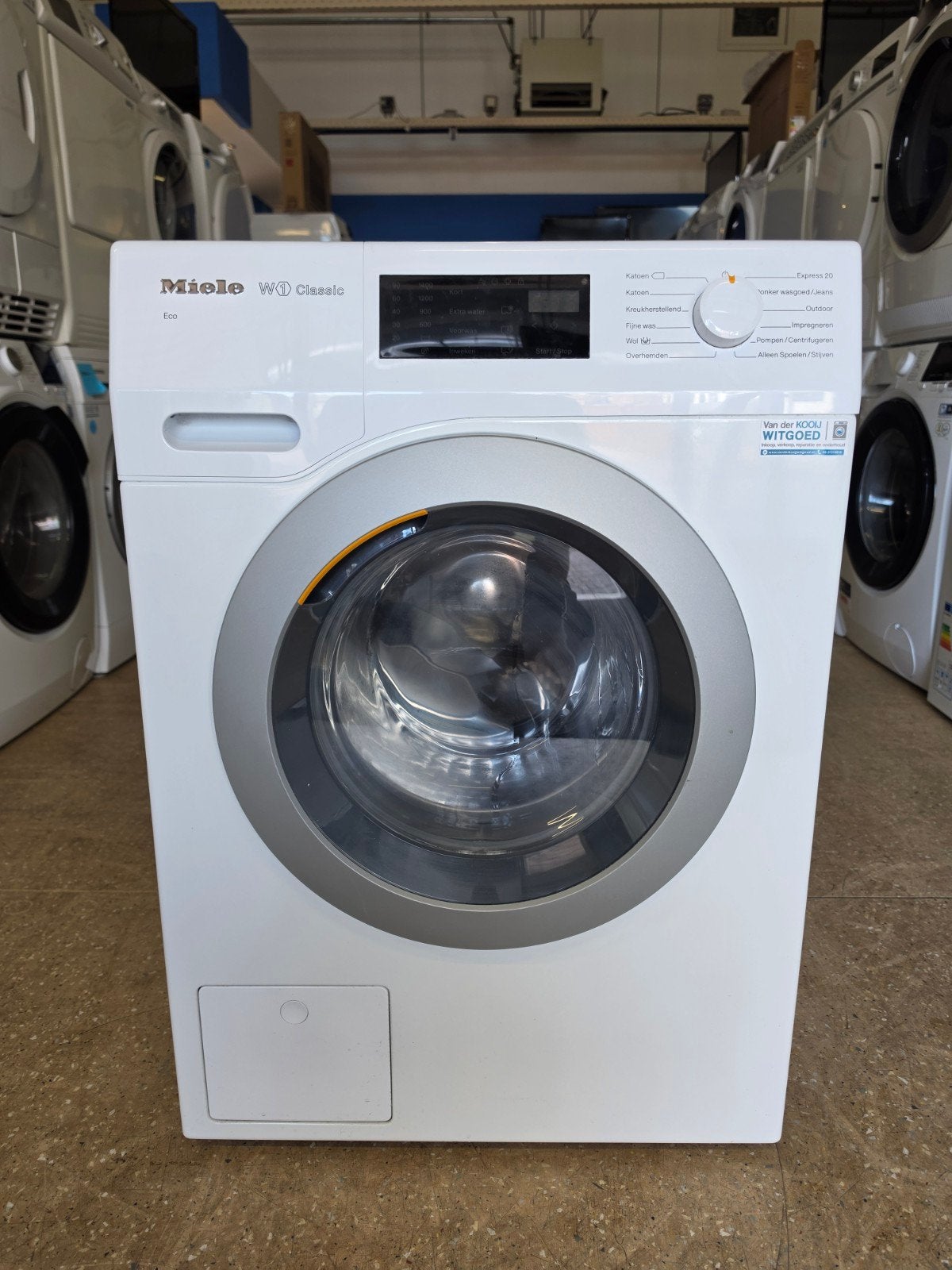 Miele WDB 030 wasmachine | 7 kilo | ZGAN! | Gratis thuis 🚚✅, Jirnsum, Ophalen of Verzenden, Voorlader, Vanderkooijwitgoed@hotmail.com