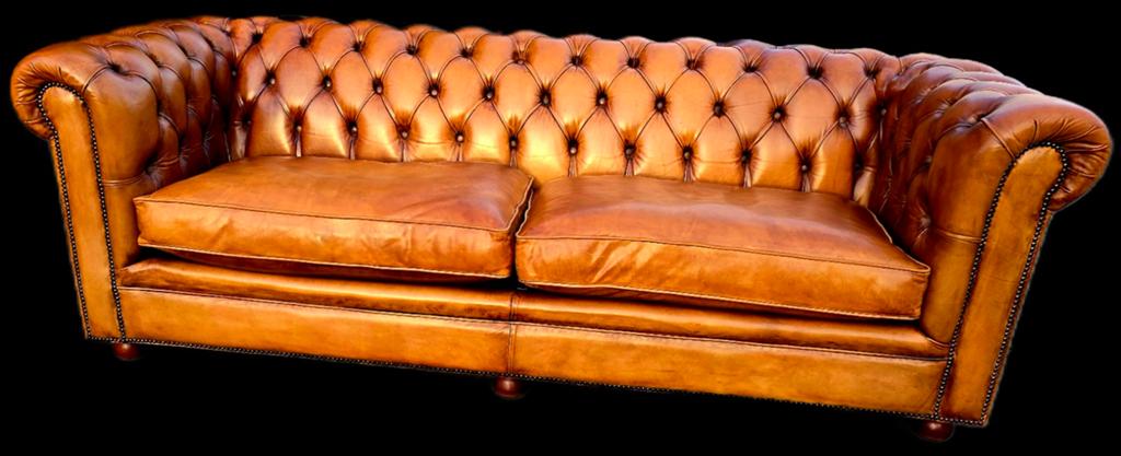 Luxe Chesterfield bank Bendic + BEZORGING GRATIS, Onbekend, Driepersoons, Zo goed als nieuw, Rechte bank