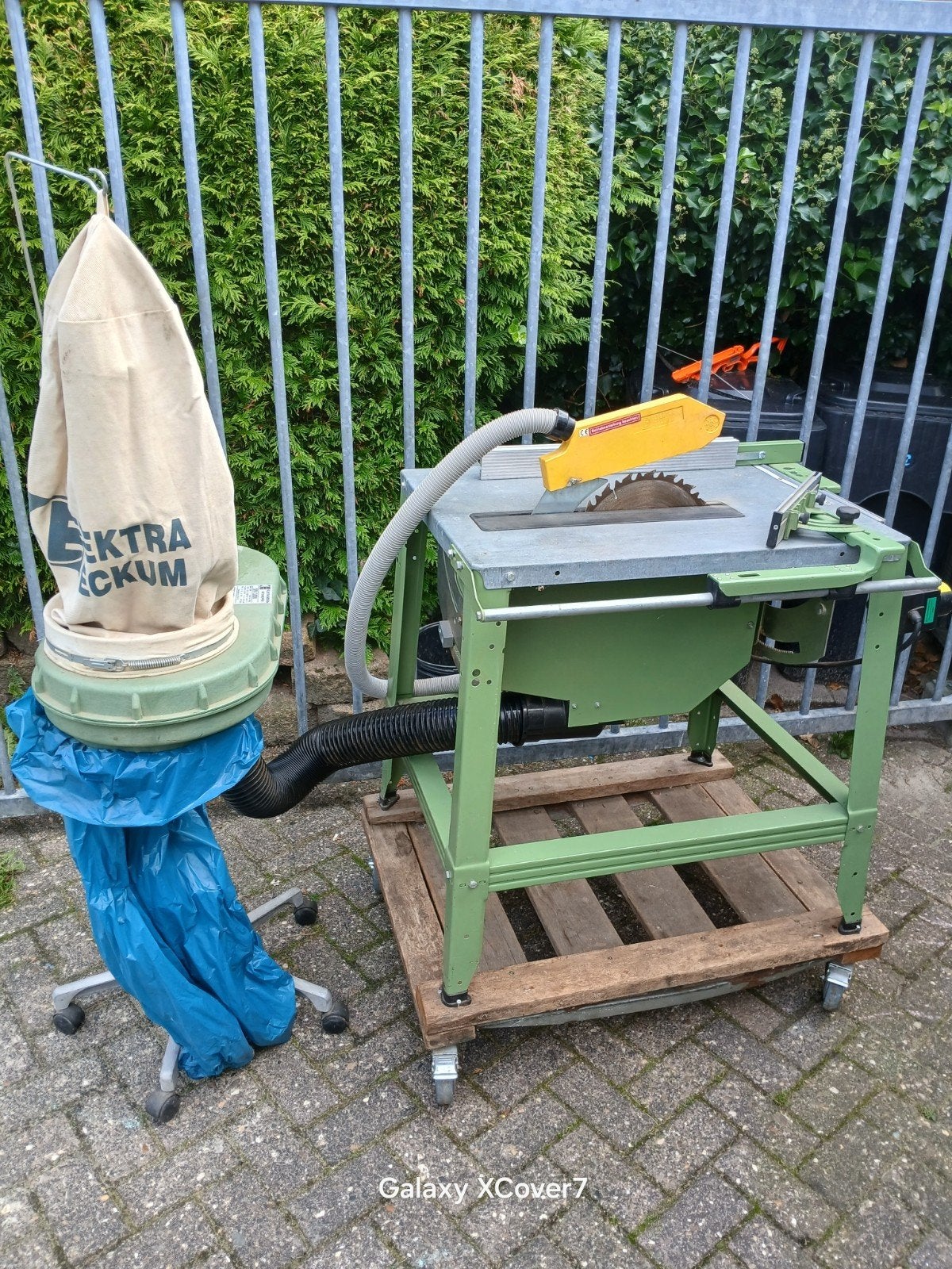 Elektrische cirkelzaag met afzuiging - Elektra Beckum, Ophalen, Elektra Beckum, Gebruikt, Cirkelzaag