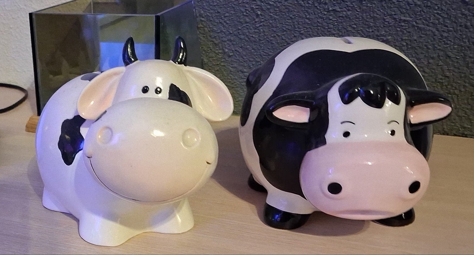 Leuke spaarpotten: koe en stier, Verzamelen, Spaarpotten, Ophalen of Verzenden