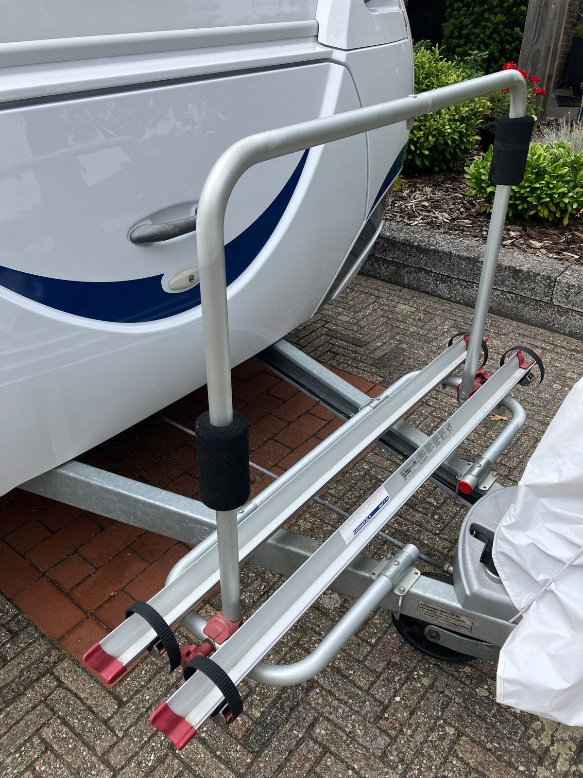 Fiamma Carry-Bike Caravan XLA fietsendrager, Ophalen, 2 fietsen, Gebruikt, Fietsendrager-accessoire