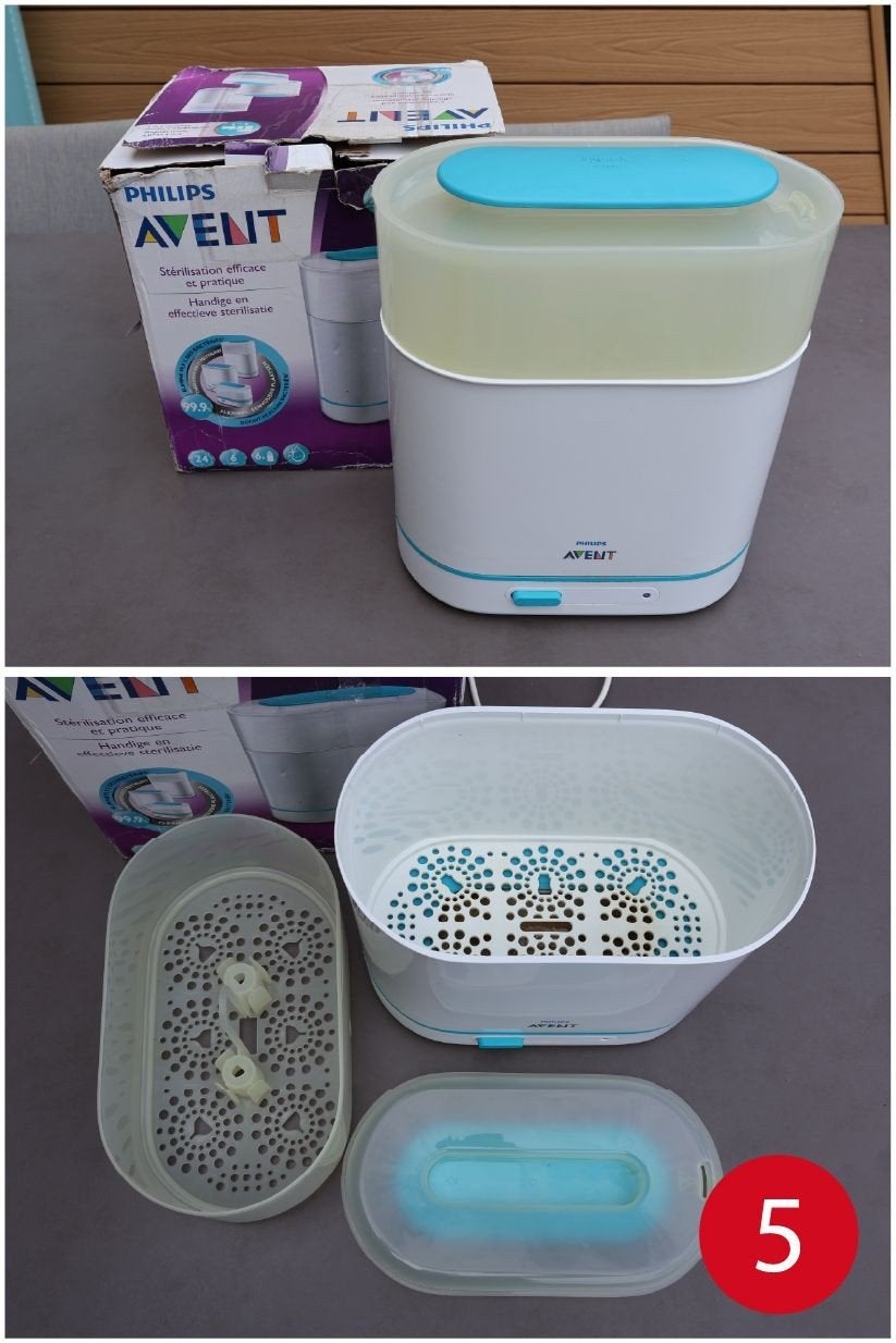 Philips Avent Sterilisator voor babyflessen, Ophalen