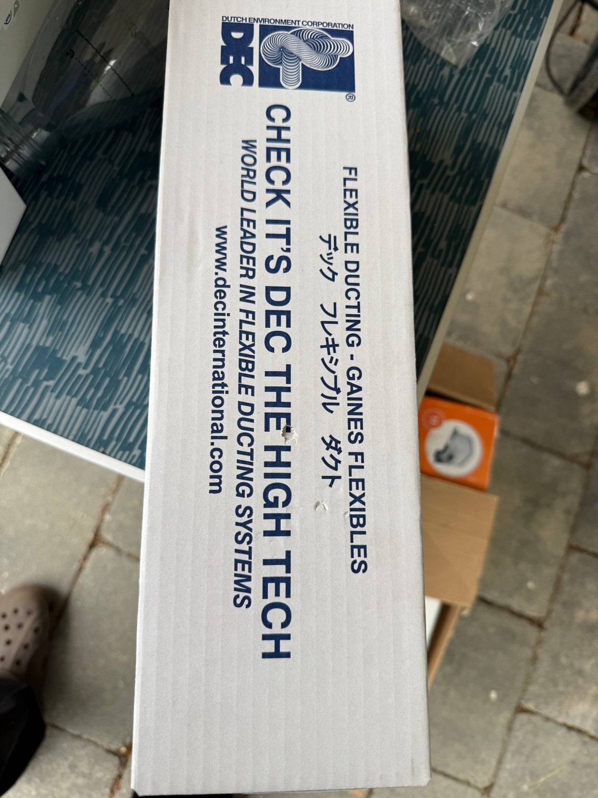 Nieuwe DEC ALUDEC AA3 Flexibele Afzuigslang Ø102mm x 5m, Doe-het-zelf en Verbouw, Ventilatie en Afzuiging, Ophalen, Nieuw, Afzuiger