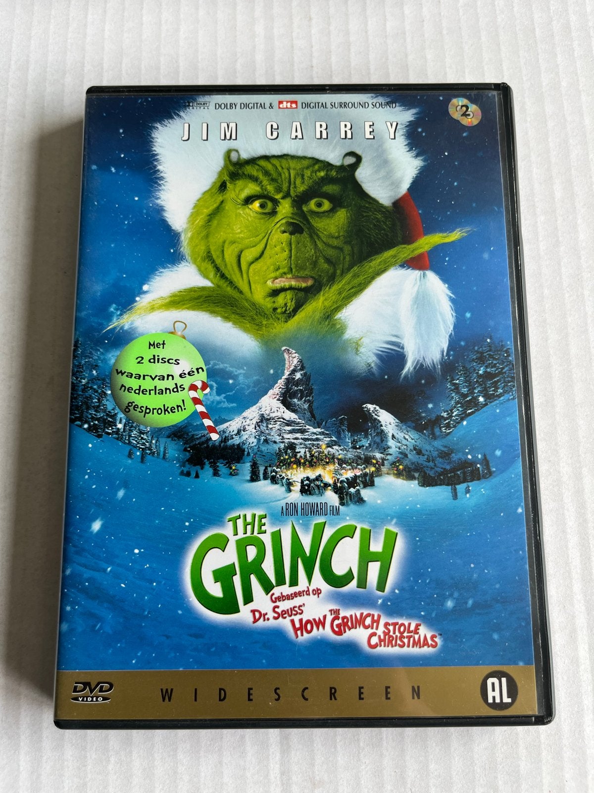 The Grinch DVD - Jim Carrey, Alle leeftijden, Nederlands, Familie, Film