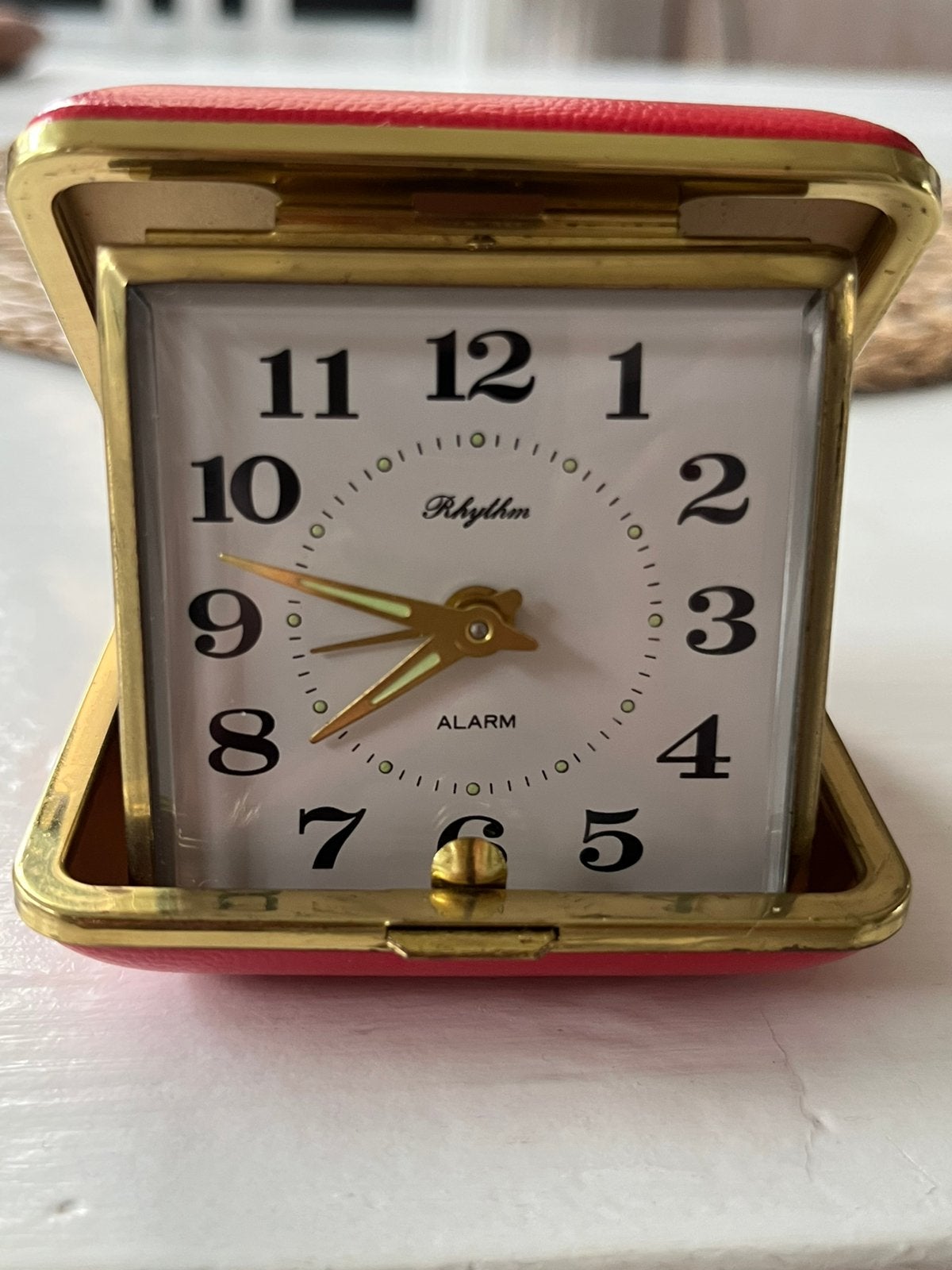 Vintage reiswekker , jaren 80, retro design., Ophalen of Verzenden, Huis en Inrichting