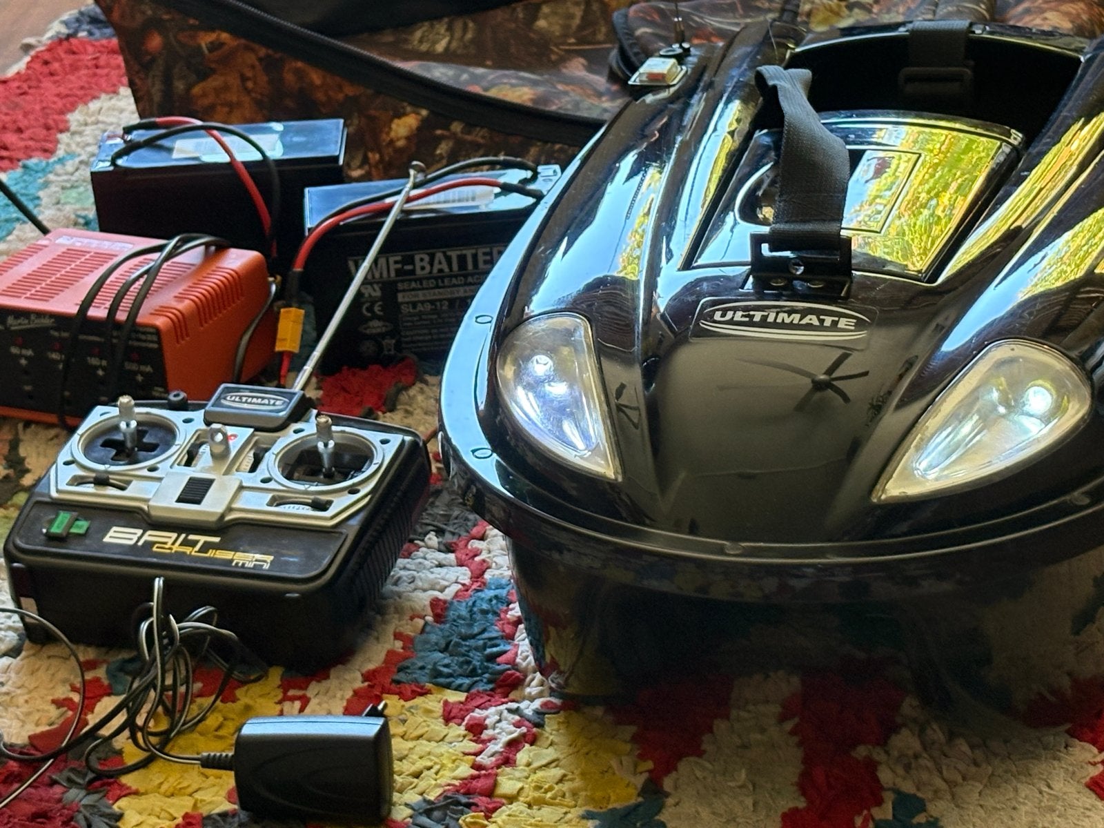 Ultimate Baitcruiser Mini met extra accu's en draagtas, Ophalen of Verzenden, Gebruikt, Overige typen