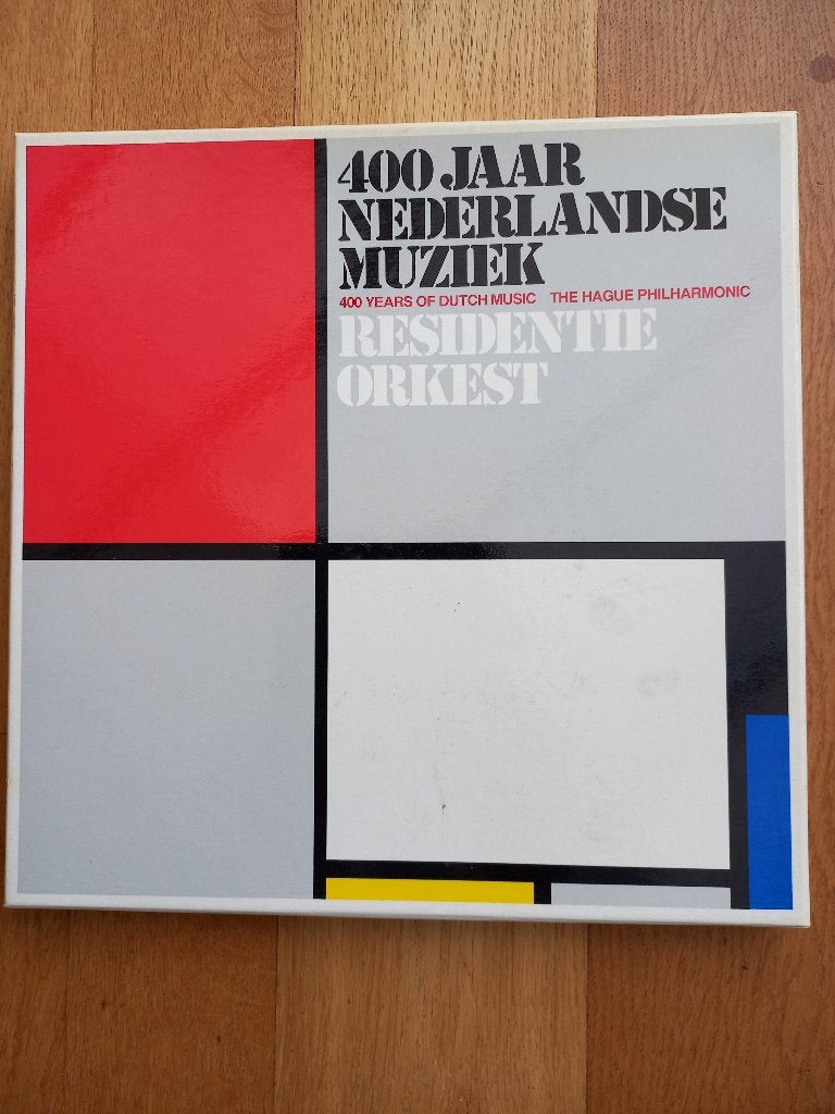 400 jr Nederlandse muziek-Residentie orkest (6 dubbel LP’s), Ophalen of Verzenden, Gebruikt