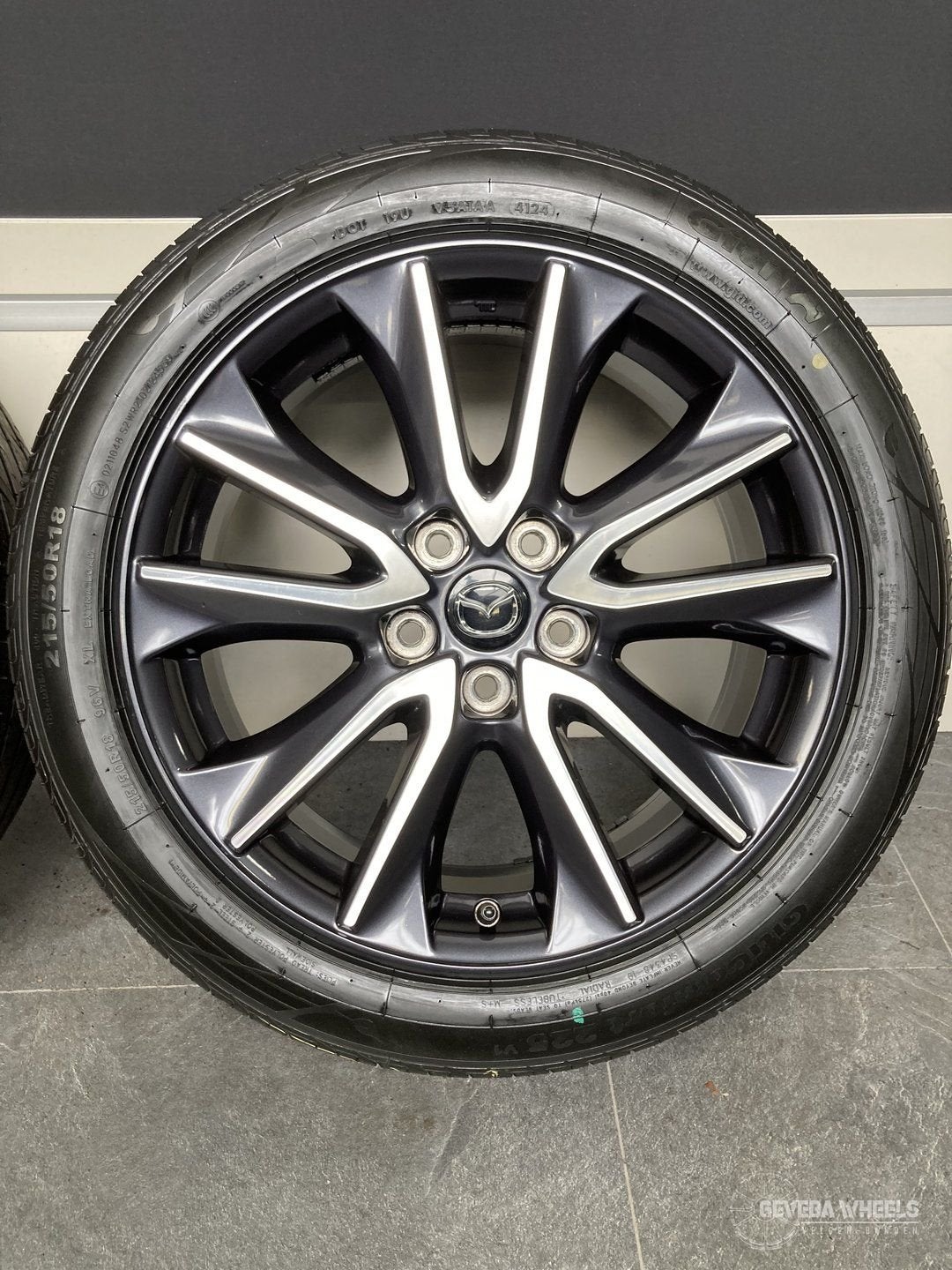 18” originele Mazda CX3 velgen + banden 5x114.3 9965277080, Auto-onderdelen, 18 inch, -, -, Banden en Velgen