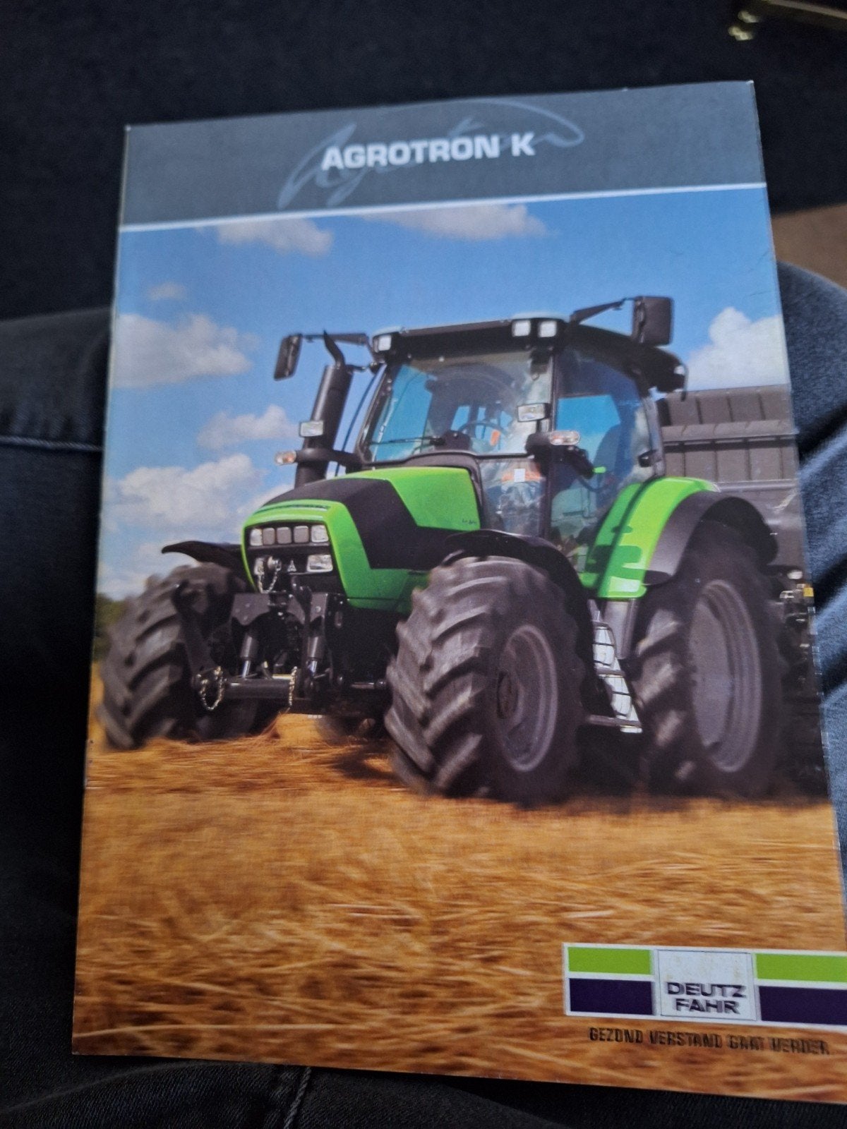 4x deutz fahr folder, Ophalen of Verzenden, Zo goed als nieuw, Folder