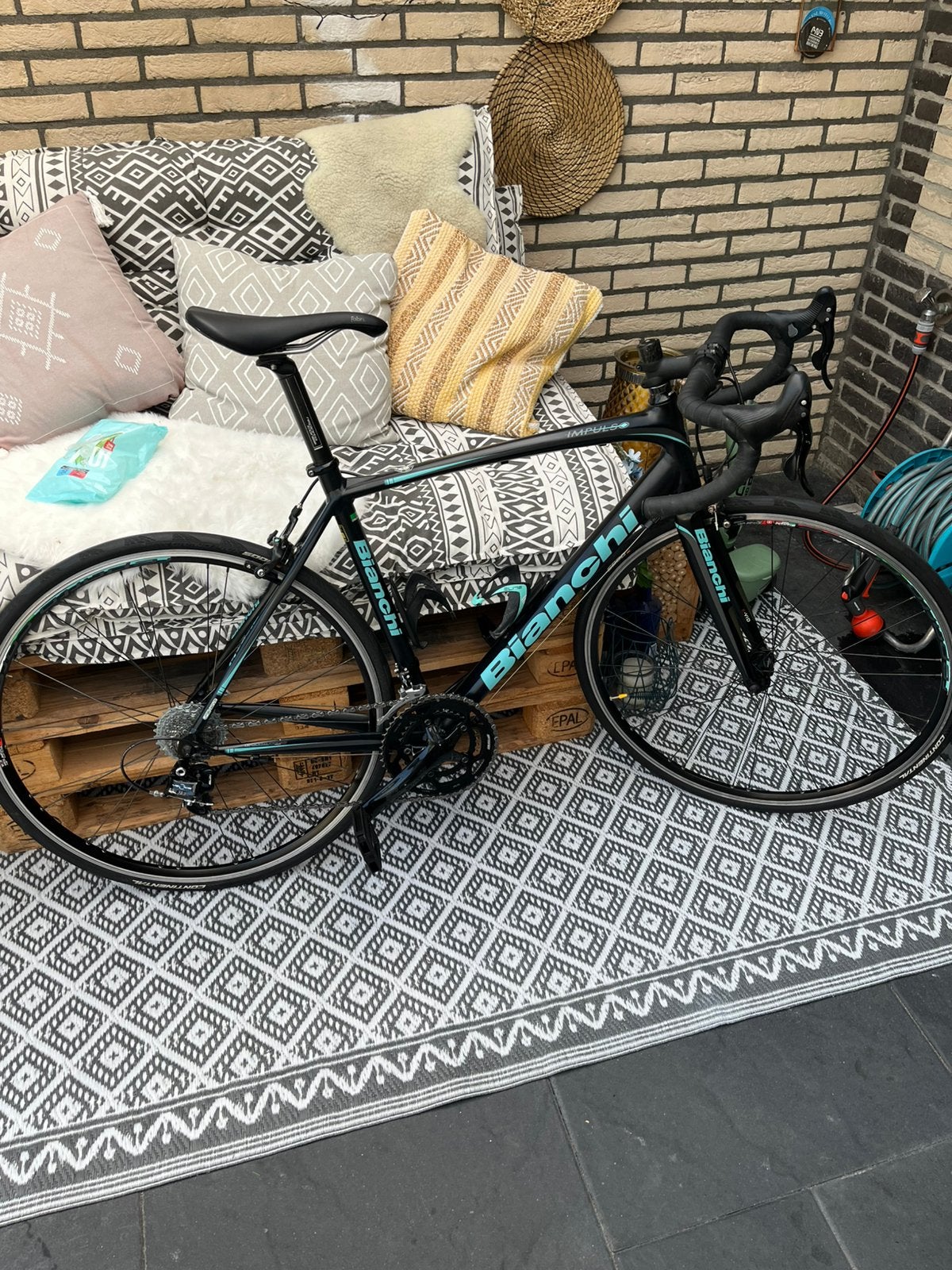 Bianchi Impulso Tiagra 2016 - maat 55, Gebruikt, Aluminium, Meer dan 20 versnellingen, 53 tot 57 cm