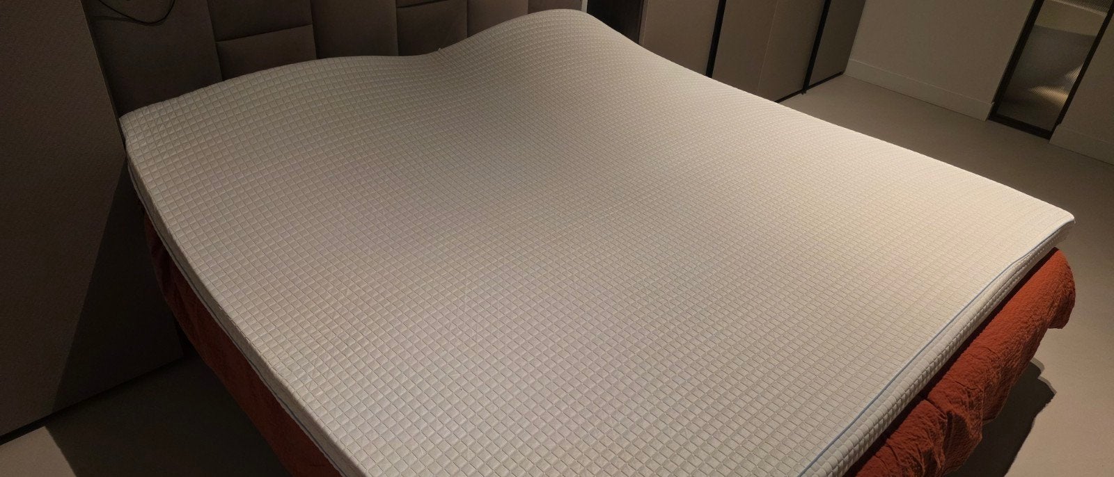 IKEA KNAPSTAD Matras topper 180x200 cm, Ophalen, Tweepersoons, Zo goed als nieuw, Matras
