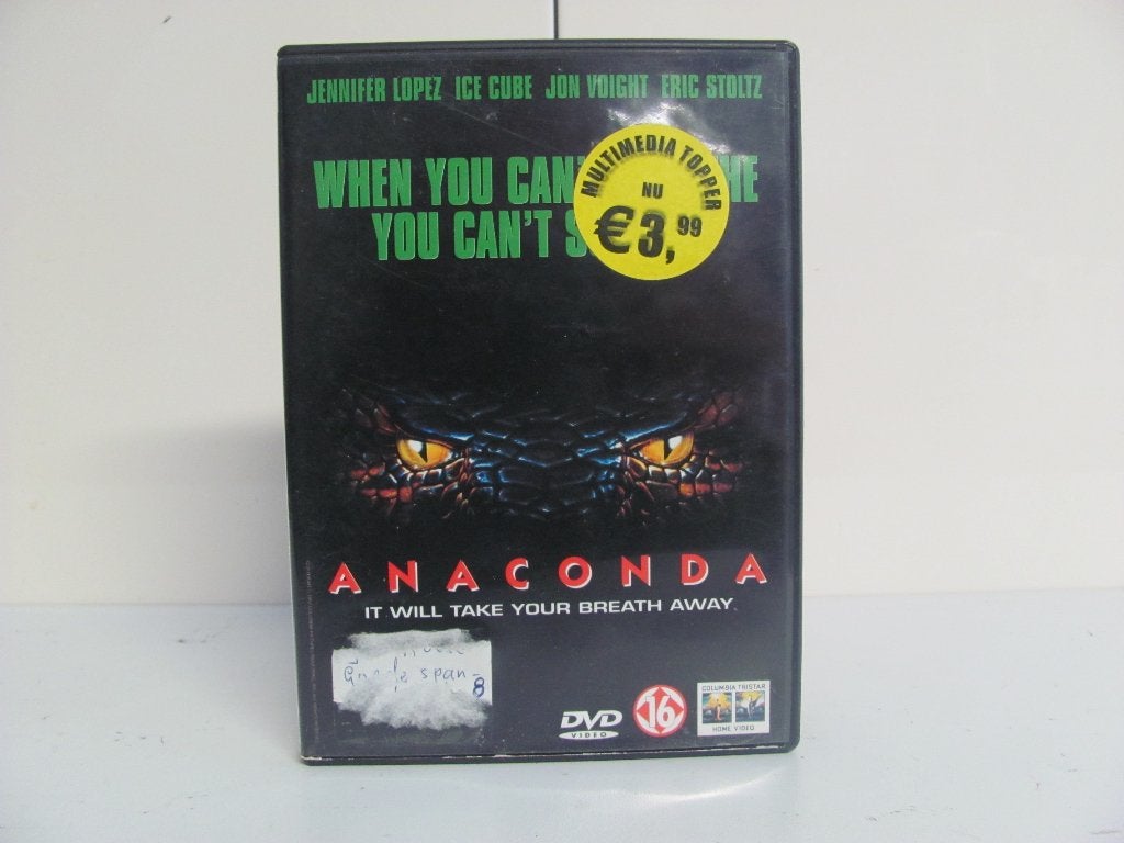 anaconda, Vanaf 16 jaar, Breedbeeld, Actie, Ophalen of Verzenden