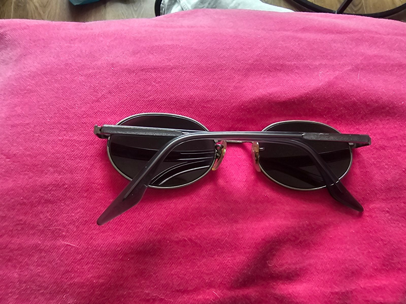Ray-Ban Zonnebril - Vintage Ovale Stijl, Gebruikt, Zonnebril, Zwart, Ophalen of Verzenden