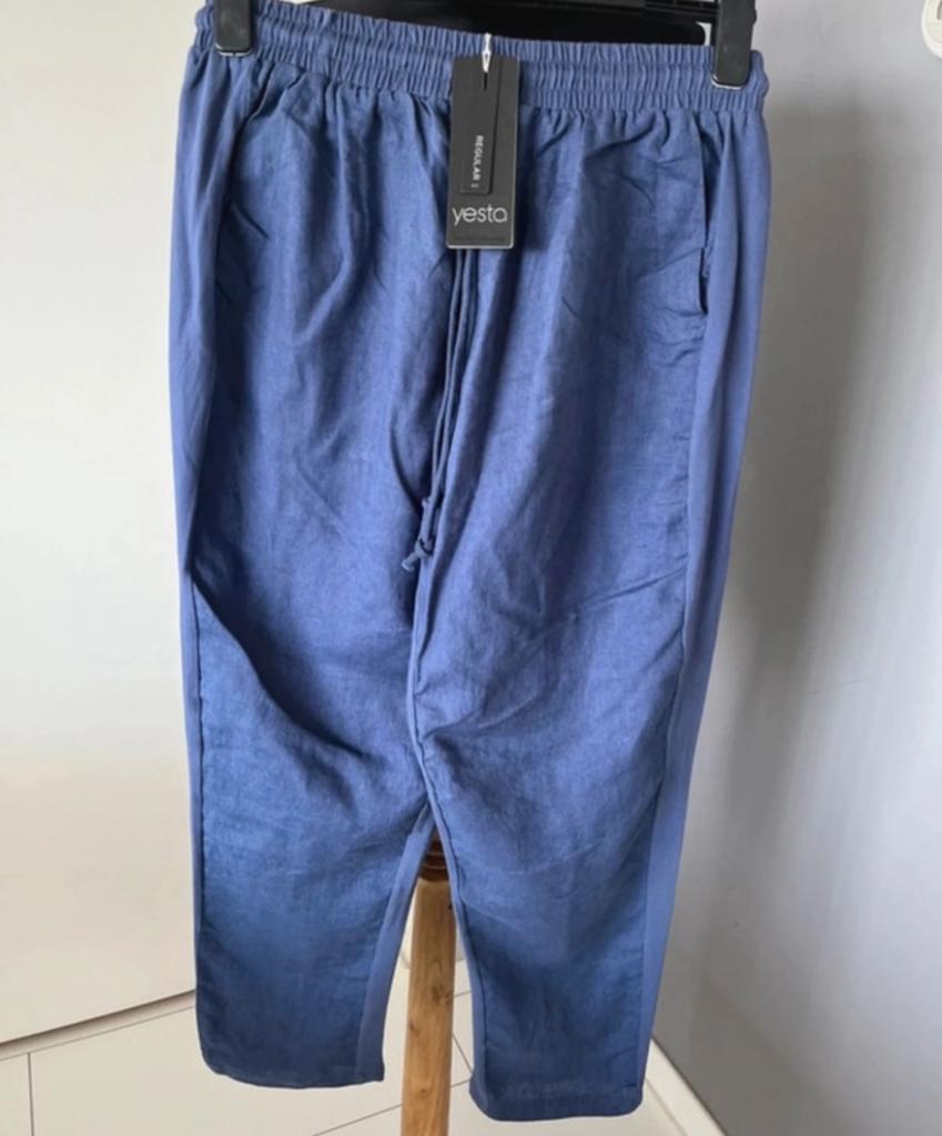 Yesta broek maat 44 nieuw, Blauw, Maat 42/44 (L), Nieuw, Ophalen of Verzenden
