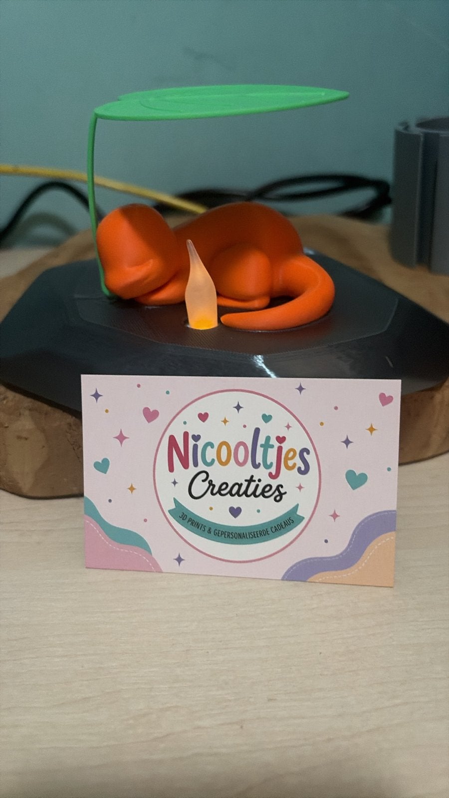 Charmander Nachtlampje - 3D Geprint Pokémon Lampje, Overige stijlen, Nieuw, Kunststof, Ophalen of Verzenden