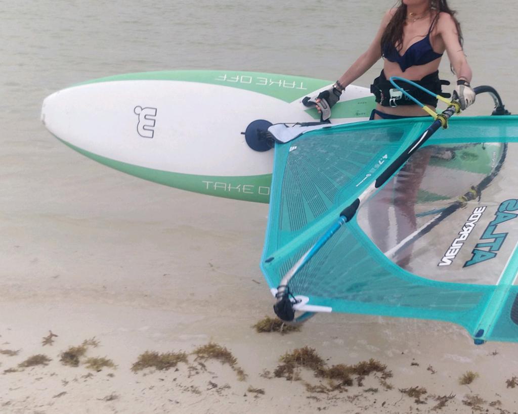 Softtop Mistral Takeoff, Watersport en Boten, Windsurfen, Gebruikt, Plank, 250 tot 300 cm, Ophalen of Verzenden