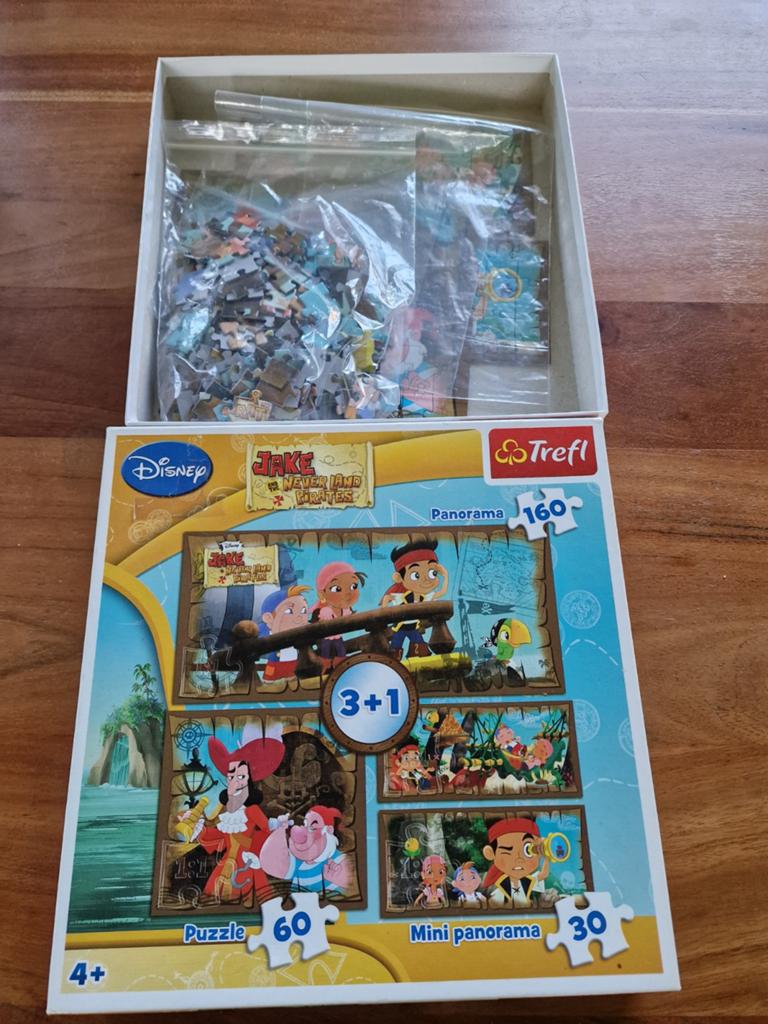 Piraten Puzzels, Ophalen of Verzenden, Meer dan 50 stukjes, Gebruikt, 4 tot 6 jaar