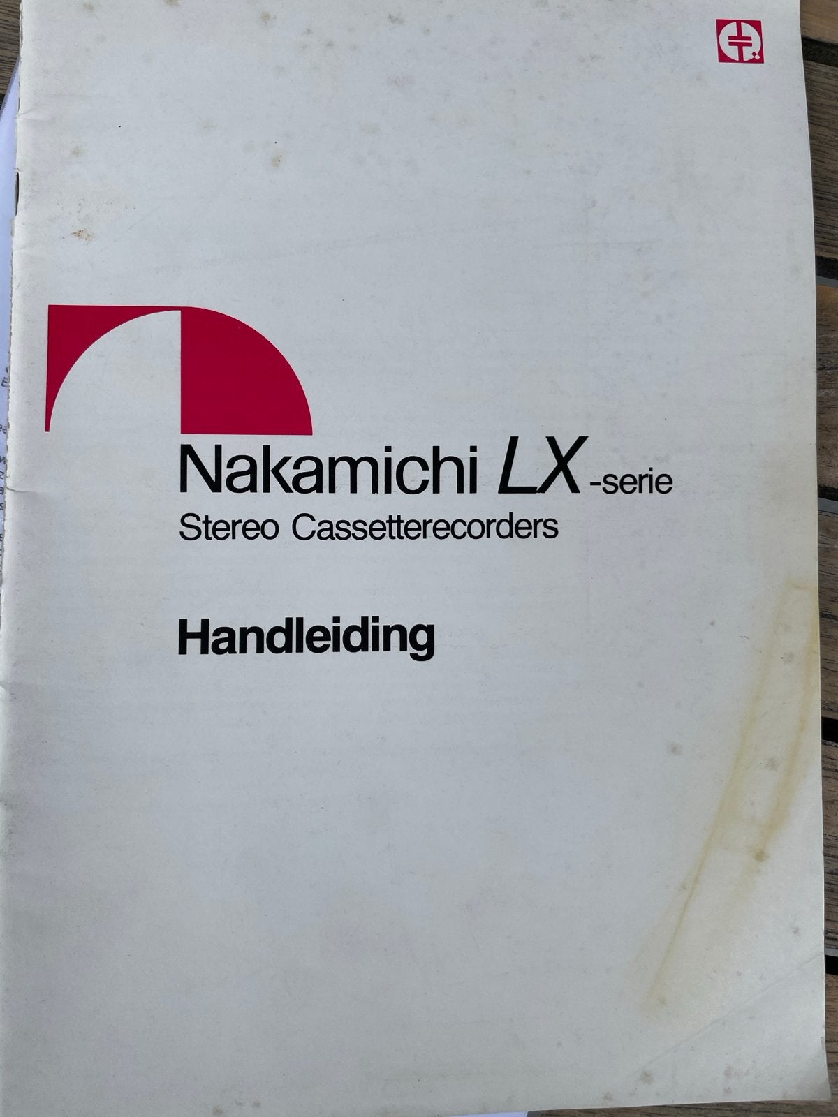 2x Nakamichi LX-serie Cassetterecorders Handleiding/basis, Ophalen, Gebruikt, Minder dan 2 meter, Overige kabels