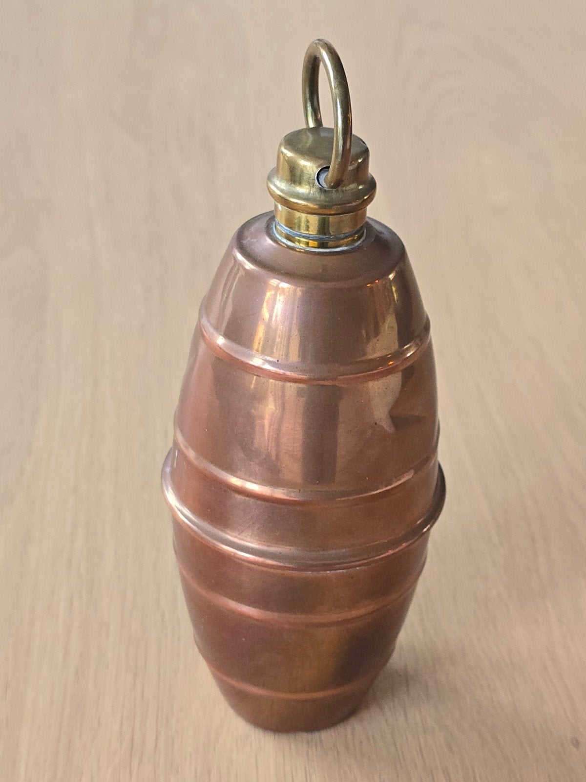 antiek koperen kruikje uit de late 19e eeuw ton / bijenkorf, Antiek en Kunst, Antiek | Koper en Brons, Ophalen of Verzenden, Koper